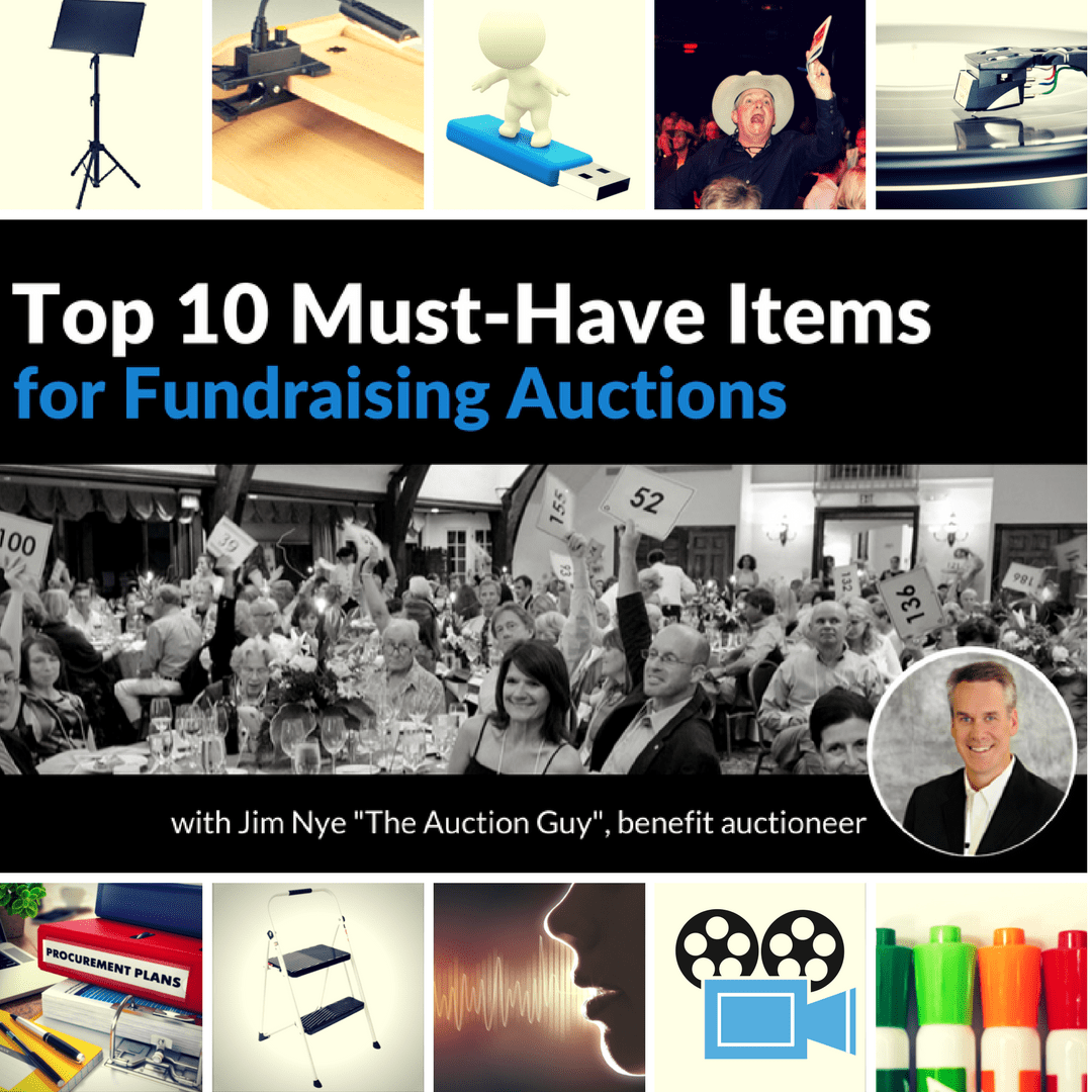 Top 10 Critical Items to Bring to a Fundraising Auction Winspire